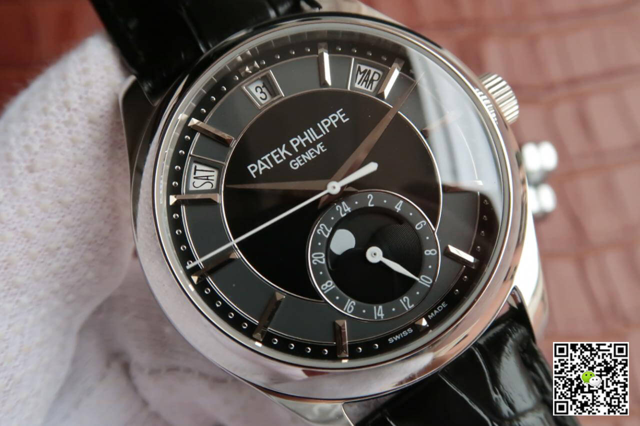 Best Replica Replica Patek Philippe Grand Complications 5205R-001 1:1 Best Edition KM Factory Cowhide Strap - Colareps