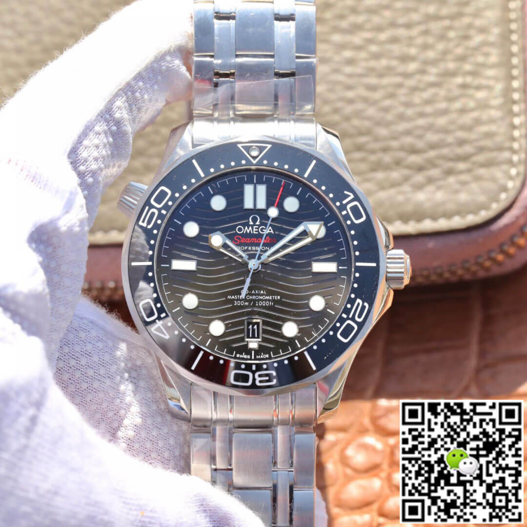 Best Replica Replica Omega Seamaster Diver 300M 210.30.42.20.01.001 1:1 Best Edition VS Factory Black Dial - Colareps
