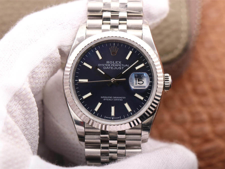 Best Replica Replica Rolex Datejust M126234-0017 1:1 Best Edition EW Factory Blue Dial - Colareps