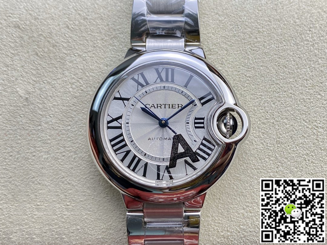 Best Replica Replica Ballon Bleu De Cartier 33MM W6920071 1:1 Best Edition V6 Factory White Dial - Colareps