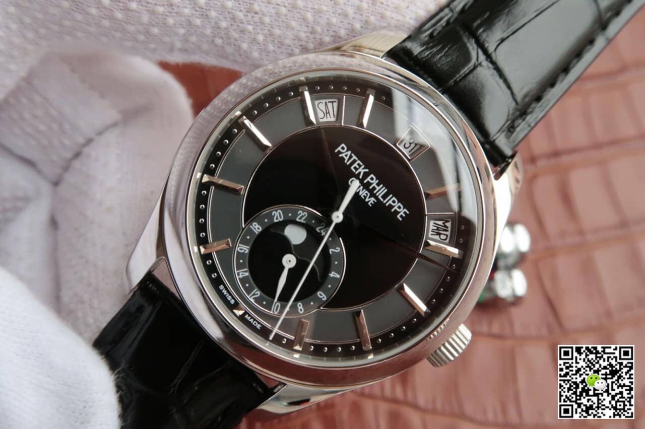Best Replica Replica Patek Philippe Grand Complications 5205R-001 1:1 Best Edition KM Factory Cowhide Strap - Colareps