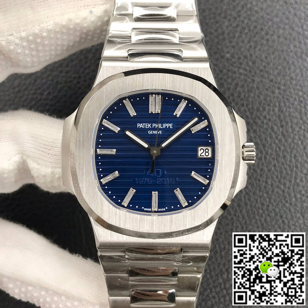Best Replica Replica Patek Philippe Nautilus 5711/1P 1:1 Best Edition 3K Factory Blue Dial - Colareps