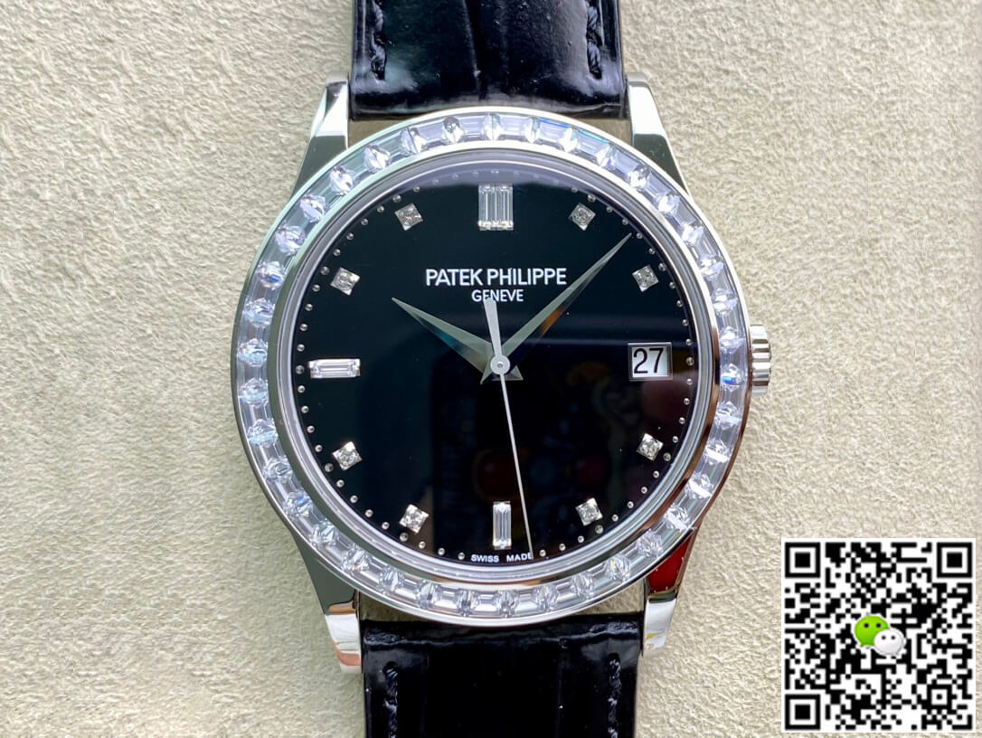 Best Replica Replica Patek Philippe Calatrava 5298P-012 1:1 Best Edition ZF Factory Black Dial - Colareps