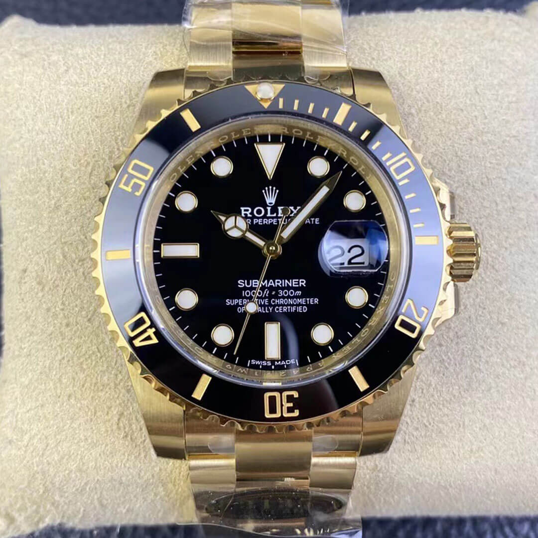 Best Replica Replica Rolex Submariner 116618LN-97208 1:1 Best Edition Clean Factory Black Dial - Colareps