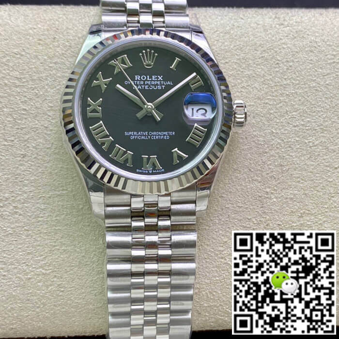 Best Replica Replica Rolex Datejust M278274-0002 31MM 1:1 Best Edition EW Factory Black Dial - Colareps