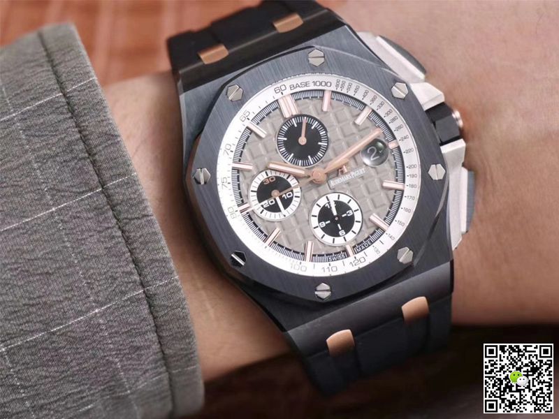 Best Replica Replica Audemars Piguet Royal Oak Offshore 26415CE.OO.A002CA.01 1:1 Best Edition JF Factory Black Ceramic Swiss ETA7750 - Colareps