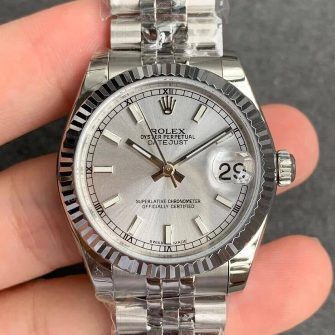 Best Replica Replica Rolex Datejust M278274-0012 1:1 Best Edition GS Factory Silver Dial - Colareps