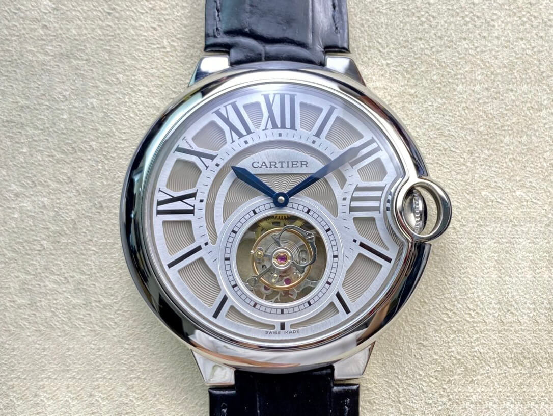 Best Replica Replica Ballon Bleu De Cartier W6920021 1:1 Best Edition BBR Factory Tourbillon Dial - Colareps