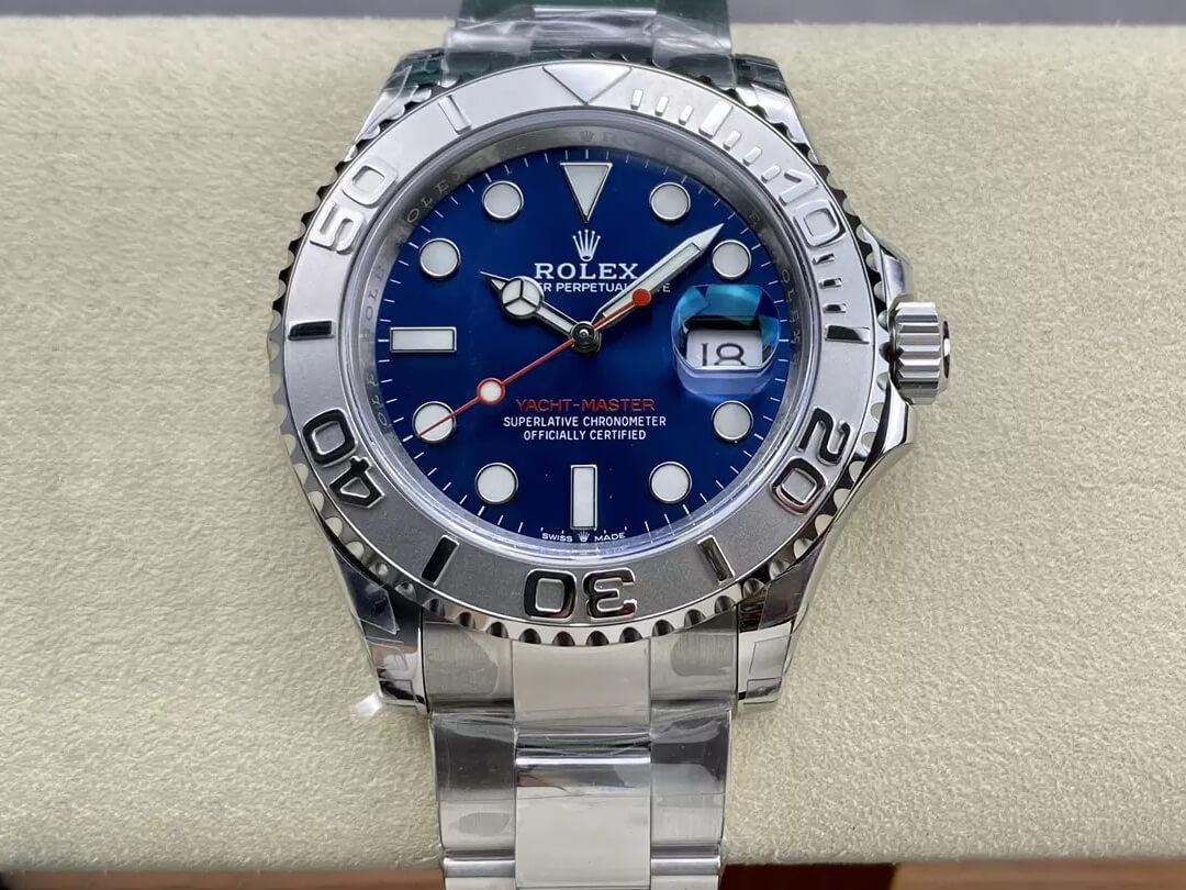 Best Replica Replica Rolex Yacht Master M126622-0002 40MM 1:1 Best Edition VS Factory Blue Dial - Colareps