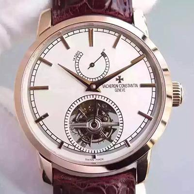 Best Replica Vacheron Constantin Replica Patrimony Traditionnelle Tourbillon 89000 1:1 Best Edition Swiss ETA2260 White Dial - Colareps
