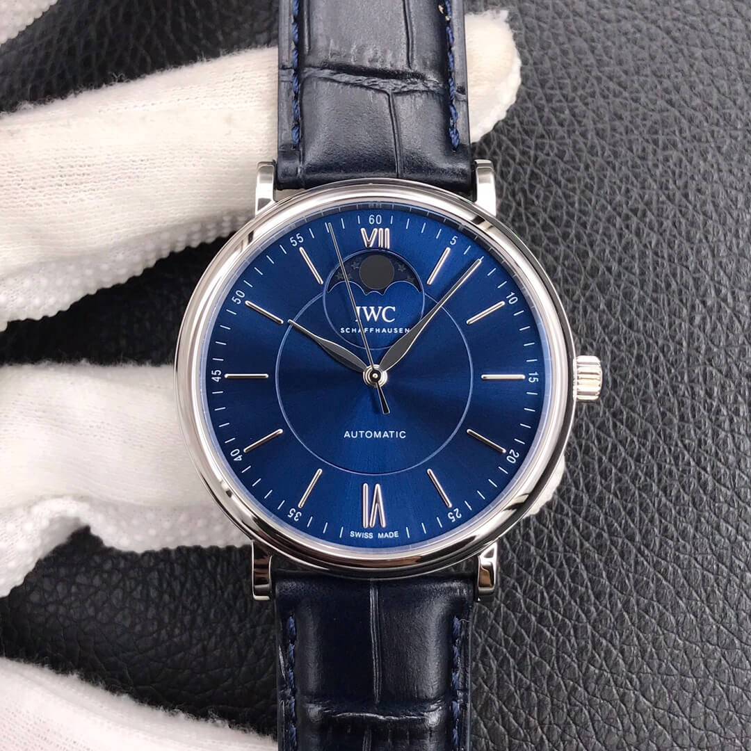 Best Replica Replica IWC Portofino Moon Phase IW459402 1:1 Best Edition MKS Factory Blue Dial - Colareps