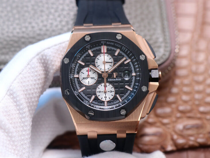Best Replica Replica Audemars Piguet Royal Oak Offshore 26401RO.OO.A002CA.01 1:1 Best Edition JF Factory Black Dial - Colareps