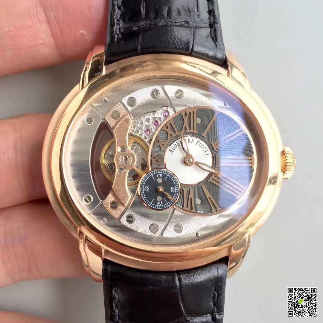 Best Replica Replica Audemars Piguet Millenary 4101 15350OR.00.D093CR.01 V9 Factory 1:1 Best Edition Swiss ETA4101 - Colareps