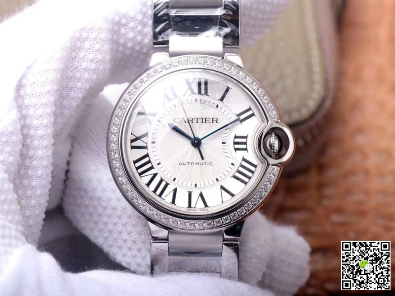 Best Replica Replica Cartier Ballon Bleu W4BB0017 1:1 Best Edition V6 Factory White Dial Swiss Movement - Colareps