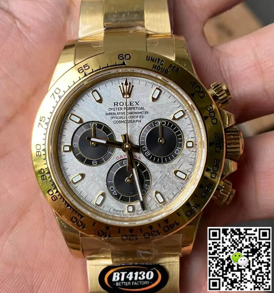 Best Replica Replica Rolex Daytona M116508-0015 1:1 Best Edition BT Factory Meteorite Dial - Colareps
