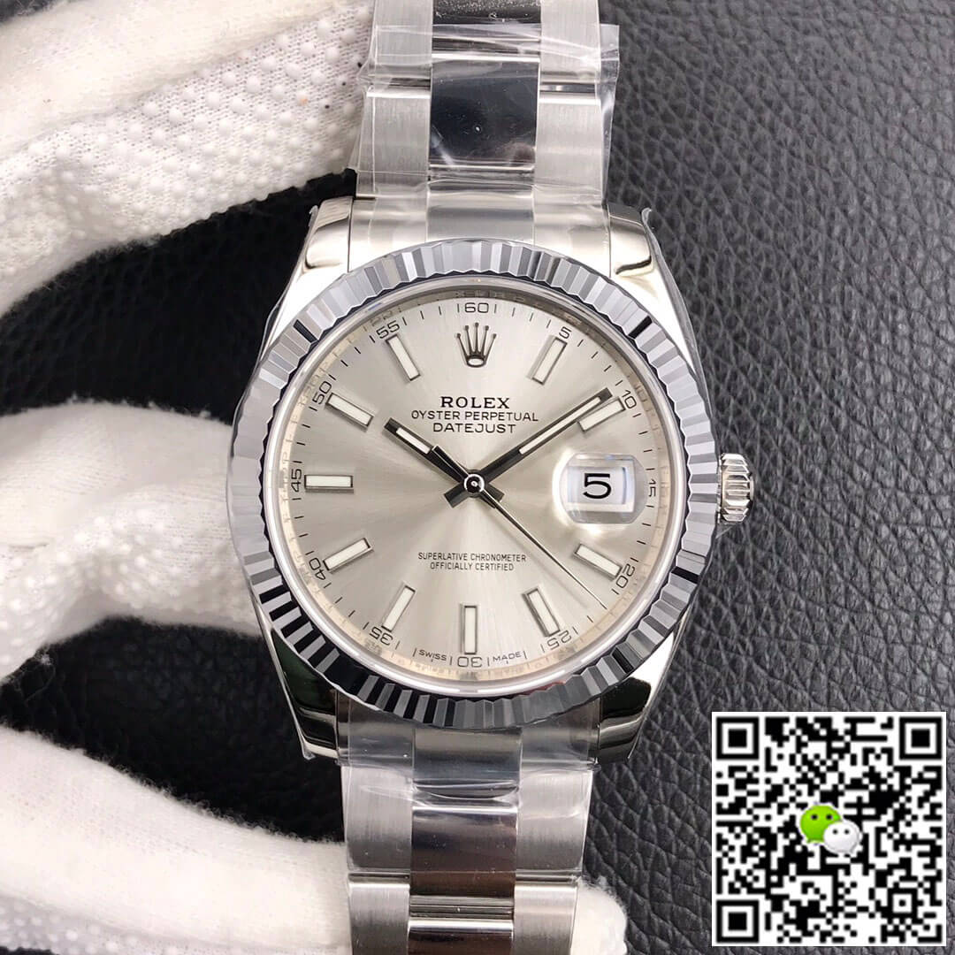 Best Replica Replica Rolex Datejust M126334-0003 1:1 Best Edition VS Factory Silver Dial - Colareps