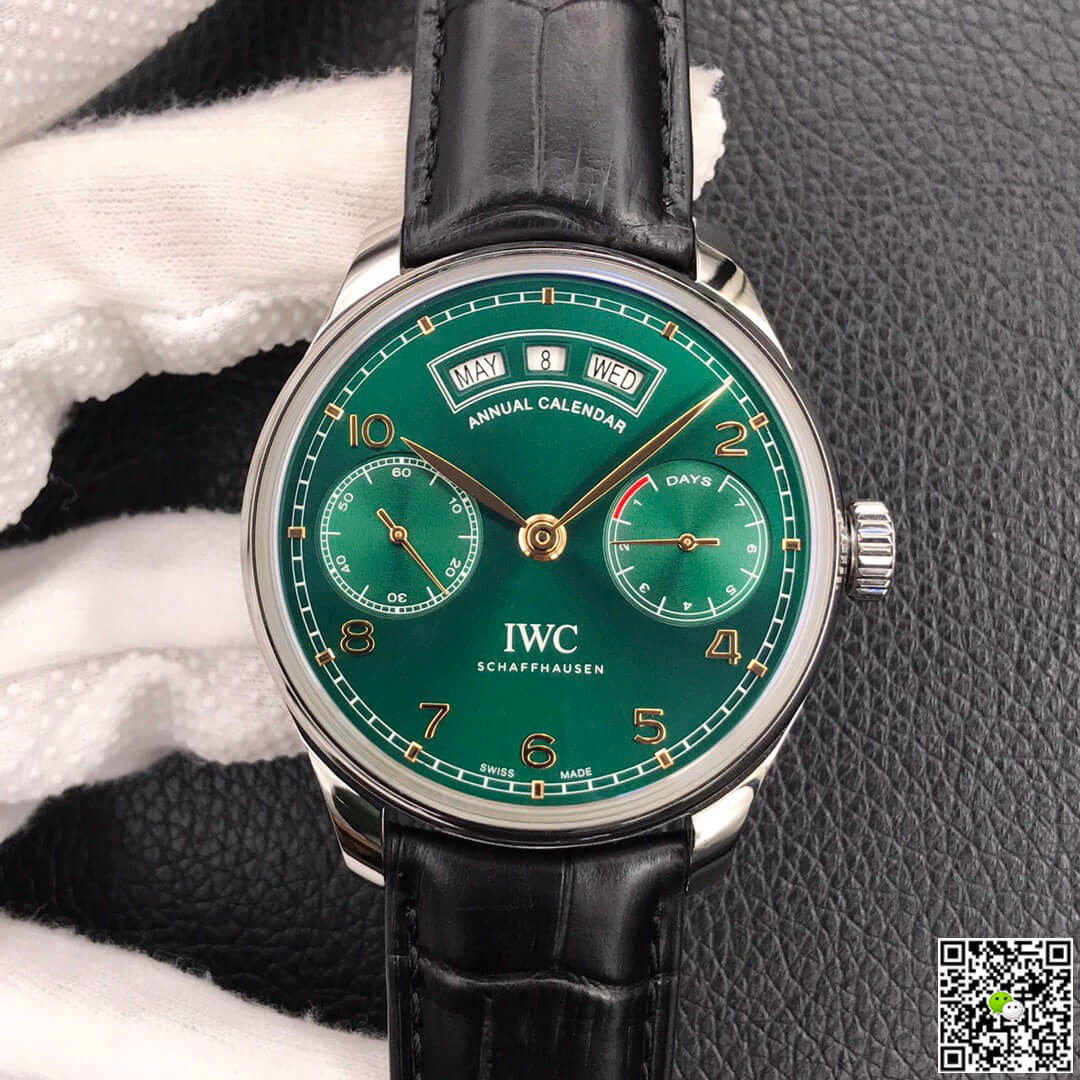 Best Replica Replica IWC Portugieser IW503510 1:1 Best Edition ZF Factory Green Dial - Colareps