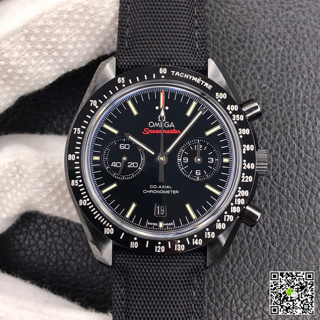 Best Replica OMEGA Replica Speedmaster 311.92.44.51.01.003 1:1 Best Edition OM Factory V2 Dark Side Of The Moon Black Ceramic - Colareps