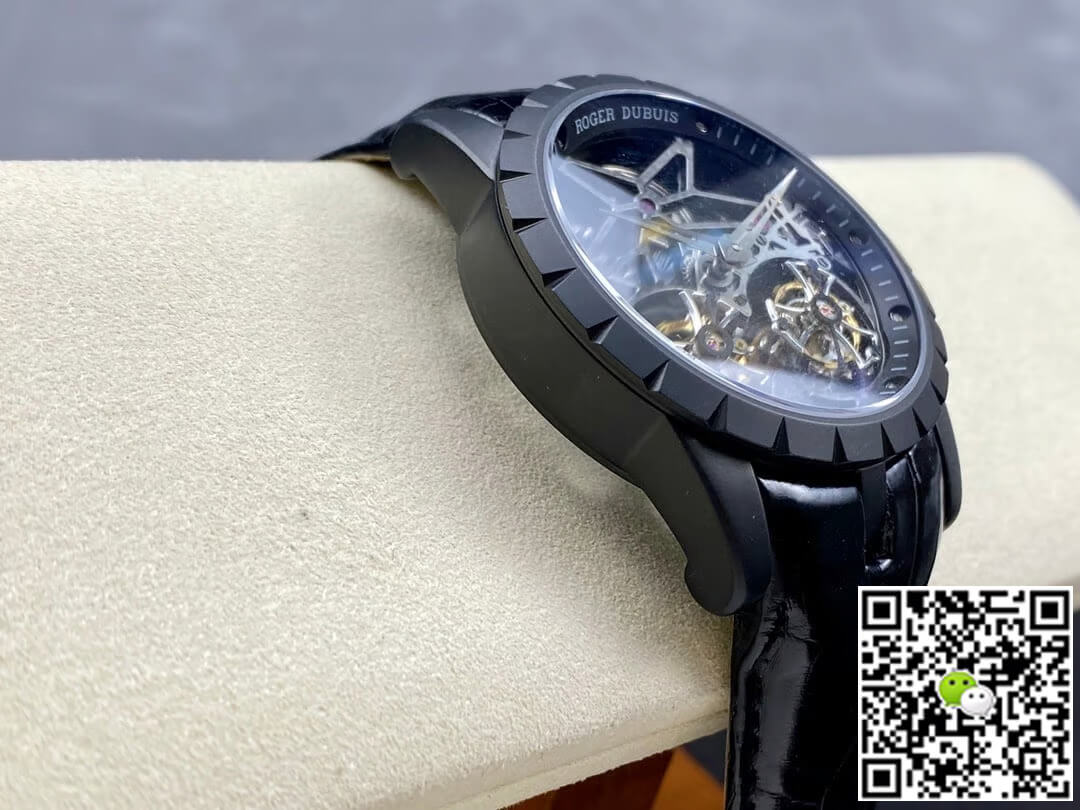 Best Replica Replica Roger Dubuis Excalibur RDDBEX0364 1:1 Best Edition YS Factory Tourbillon Skeleton Dial - Colareps