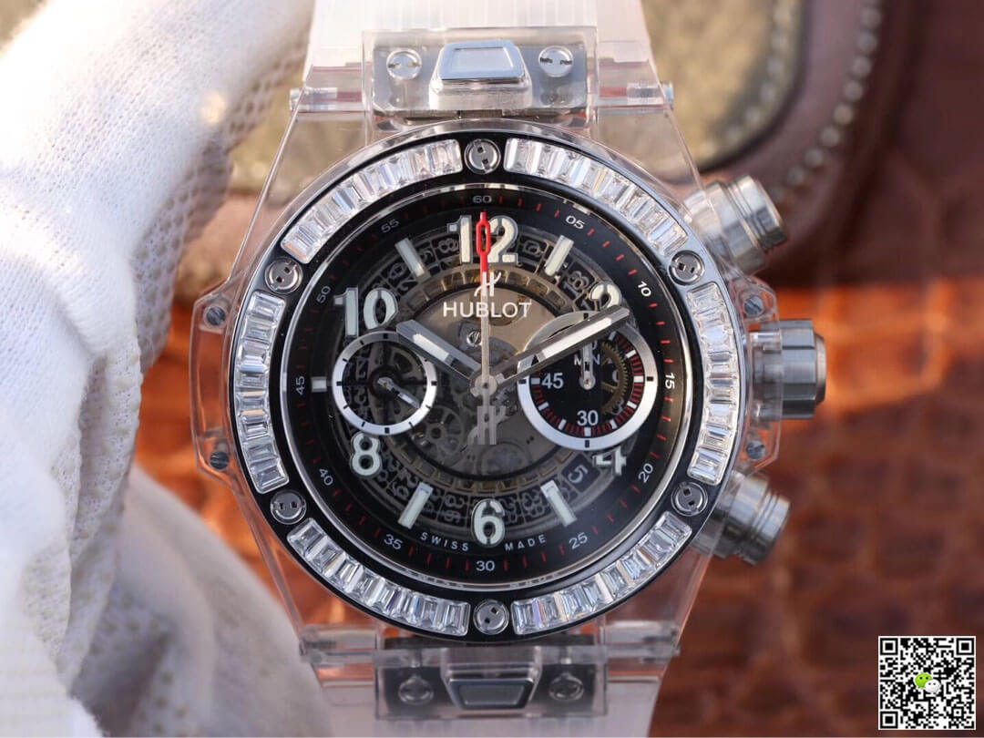 Best Replica Replica Hublot Big Bang 411.JX.4802.RT 1:1 Best Edition White Rubber Strap - Colareps