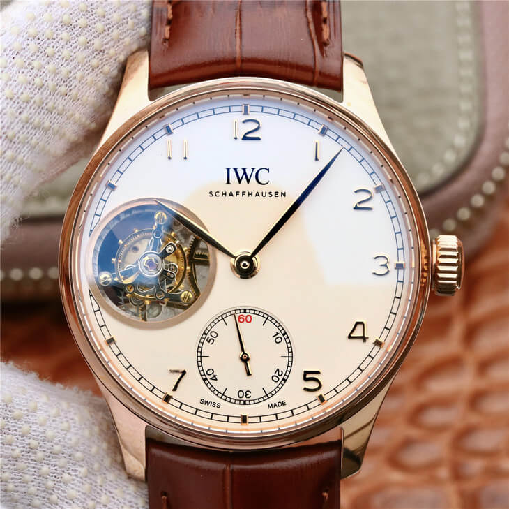 Best Replica Replica IWC Portuguese Tourbillon IW546302 1:1 Best Edition ZF Factory Silver Dial - Colareps