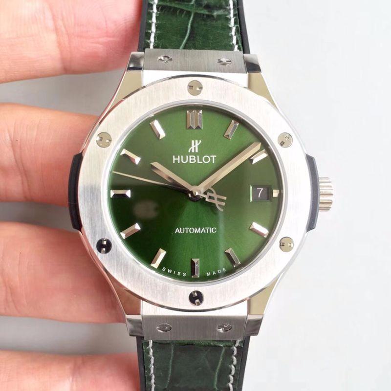 Best Replica Replica Hublot Classic Fusion 511.NX.8970.LR JJ Factory Mechanical Watches 1:1 Best Edition Swiss ETA2892 Green Dial - Colareps