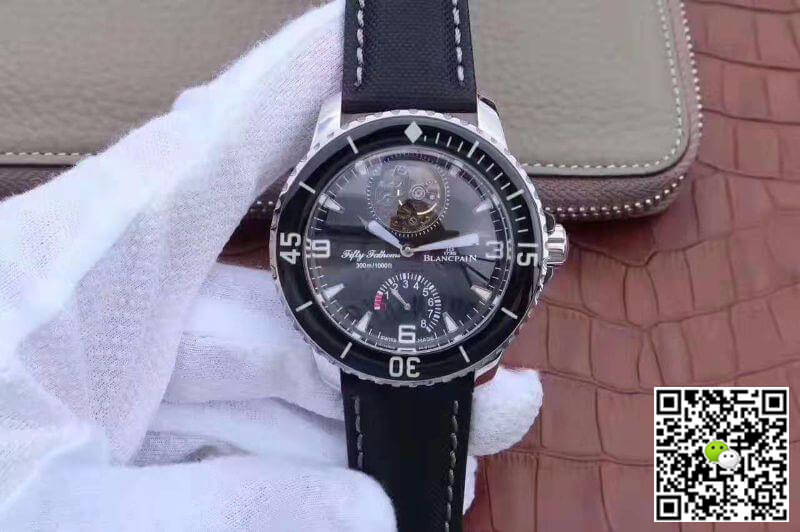 Best Replica Replica Blancpain Fifty Fathoms Tourbillon 5025-1530-52 1:1 Best Edition Swiss Tourbillon Superlumed Black Dial - Colareps