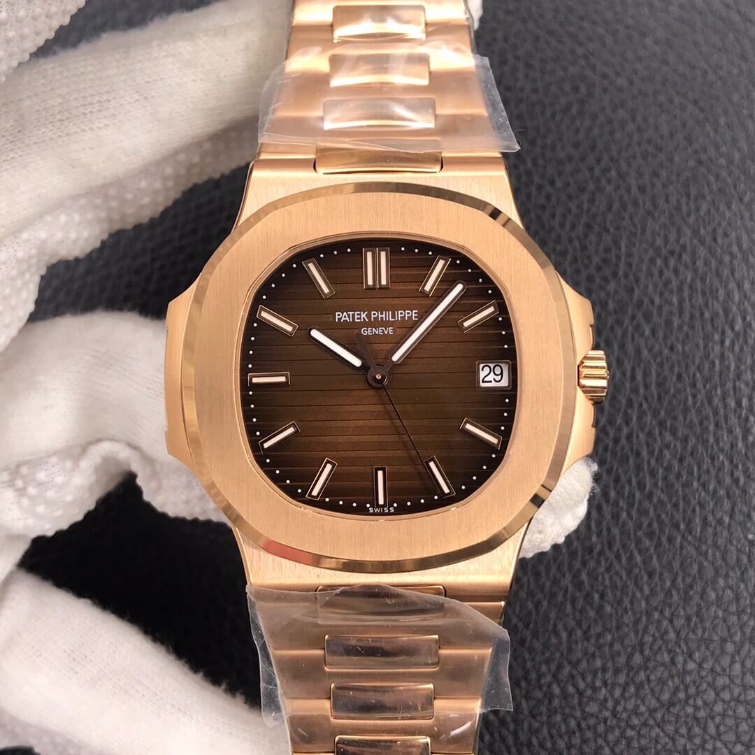 Best Replica Replica Patek Philippe Nautilus 5711/1R-001 1:1 Best Edition 3K Factory Rose Gold - Colareps