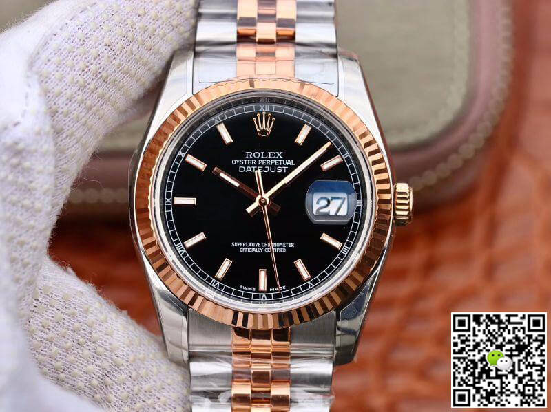 Best Replica Rolex Dupe Datejust 36MM 126231 Men Watches 1:1 Best Edition Swiss ETA3135 Black Dial - Colareps