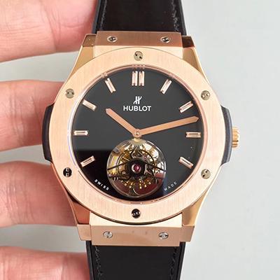 Best Replica Hublot Replica Classic Fusion Tourbillon 505.OX.1180.LR Men Watches 1:1 Best Edition Swiss Tourbillon Black Dial - Colareps