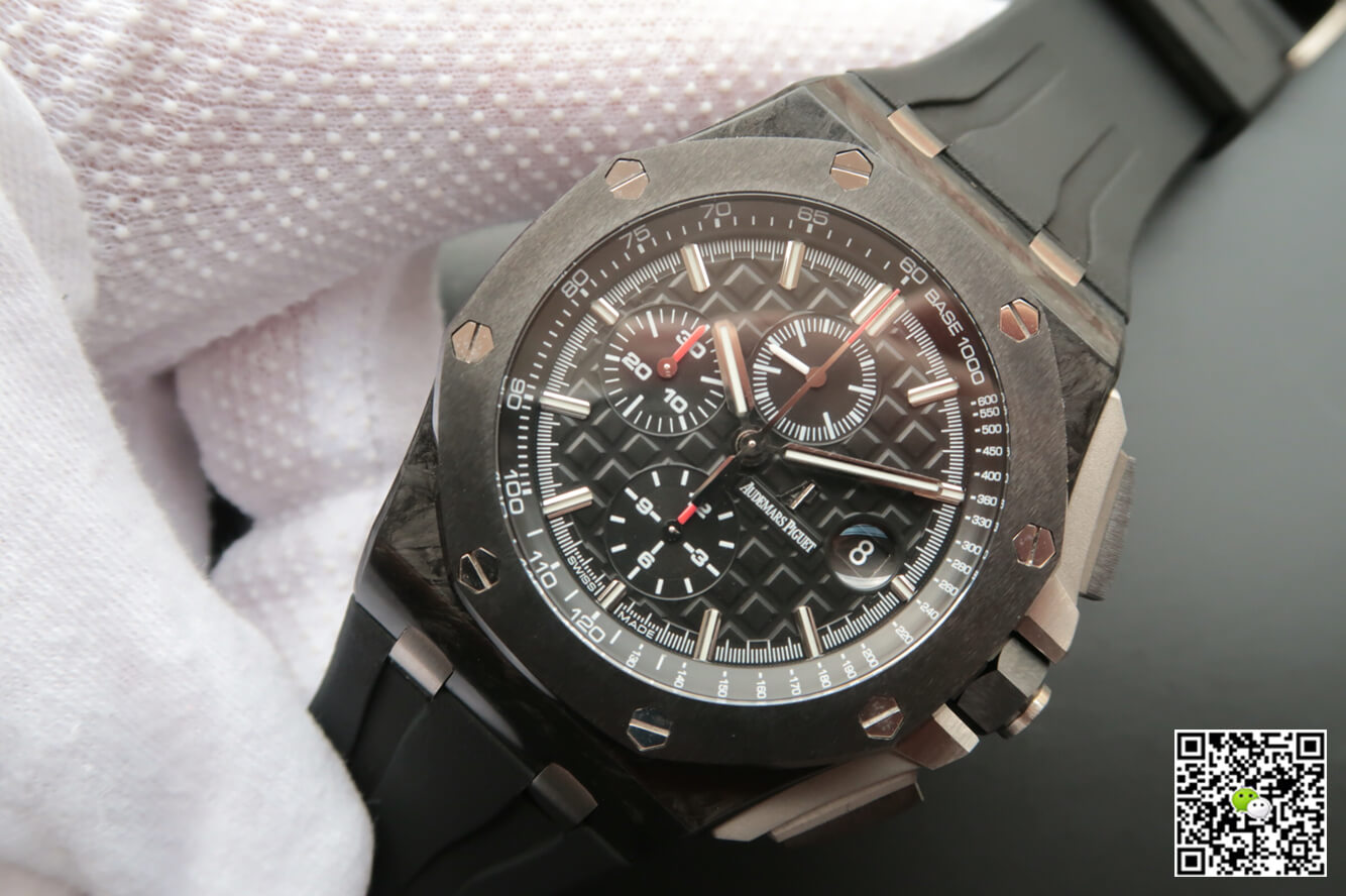 Best Replica Replica Audemars Piguet Royal Oak Offshore 26400AU.OO.A002CA.01 1:1 Best Edition JF Factory Black Dial - Colareps