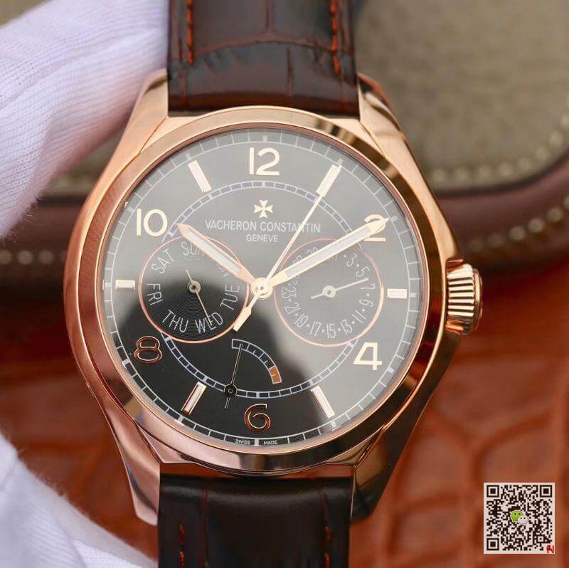Best Replica Replica Vacheron Constantin FiftySix Day-Date 4400E/000R/B436 40mm Rosegold Case 1:1 Best Edition Swiss ETA2475 - Colareps