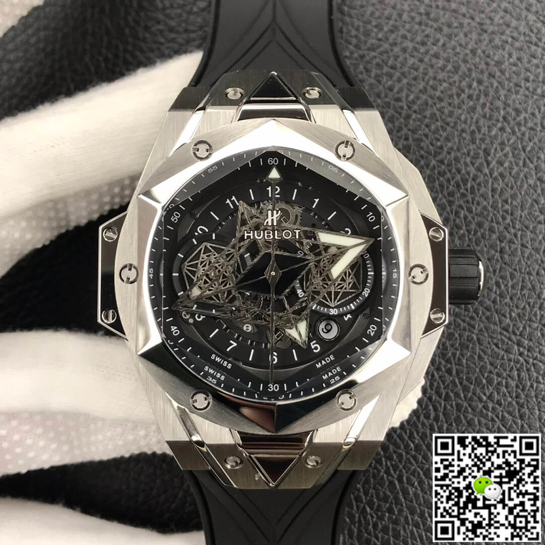 Best Replica Replica Hublot Big Bang Sang Bleu II 418.NX.1107.RX.MXM19 1:1 Best Edition HB Factory Black Dial - Colareps