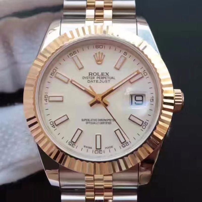 Best Replica Replica Rolex Datejust 41 126333-006 White dial 1:1 Best Edition Gold Wrapped - Colareps