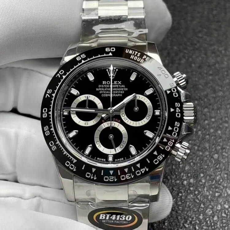 Best Replica Replica Rolex Daytona M116500LN-0002 1:1 Best Edition BT Factory Black Dial - Colareps