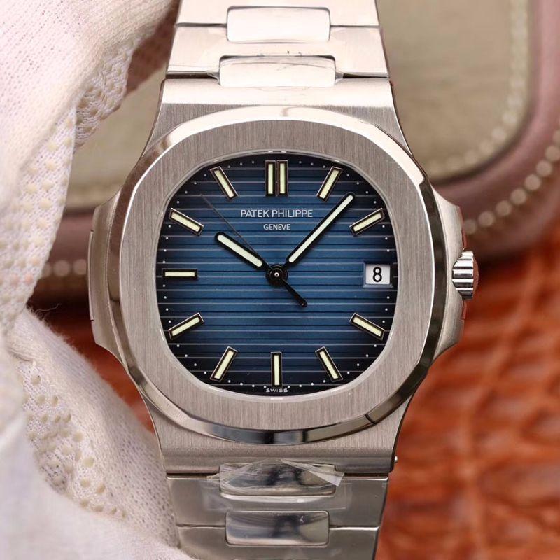 Best Replica Replica Patek Philippe Nautilus Jumbo 5711/1A-010 PF Factory 1:1 Best Edition Swiss ETA324 Blue Dial - Colareps