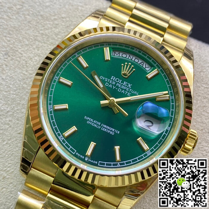 Best Replica Replica Rolex Day Date 118238 1:1 Best Edition EW Factory Yellow Gold - Colareps
