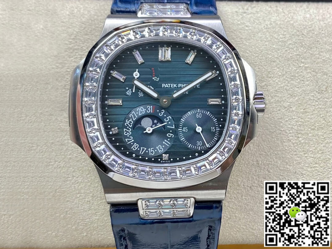 Best Replica Replica Patek Philippe Nautilus 5724G-001 1:1 Best Edition GR Factory Blue Strap - Colareps