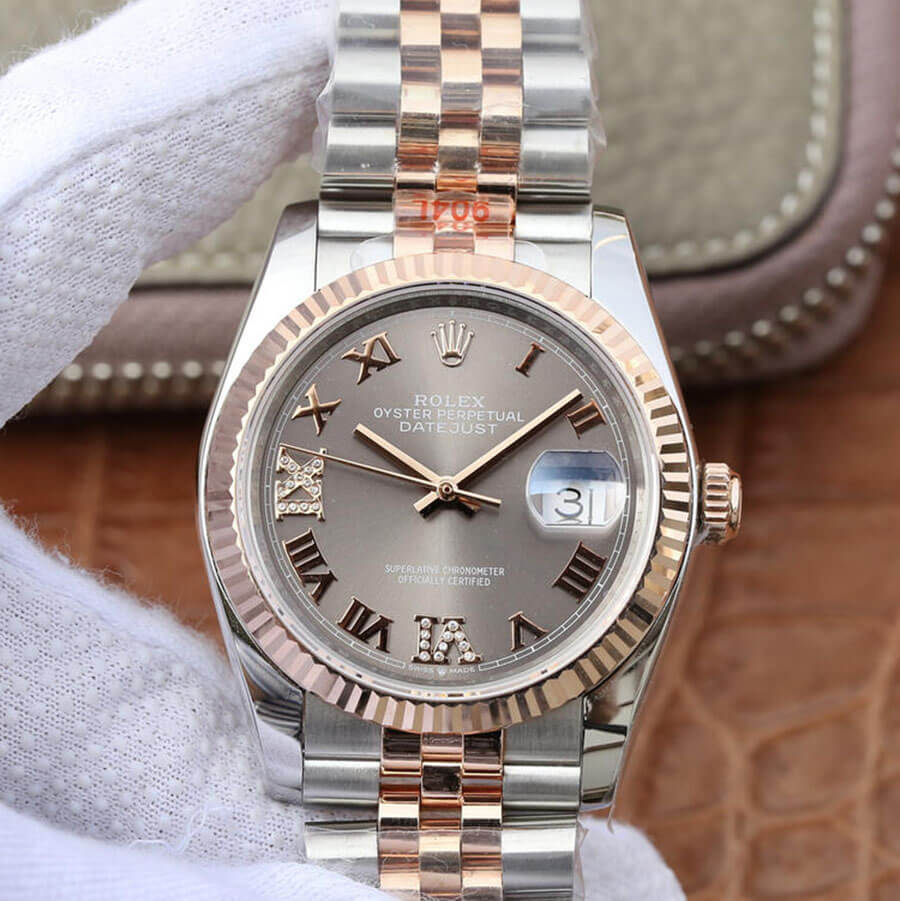 Best Replica Replica Rolex Datejust M126231-0023 36MM 1:1 Best Edition GM Factory Grey Dial - Colareps