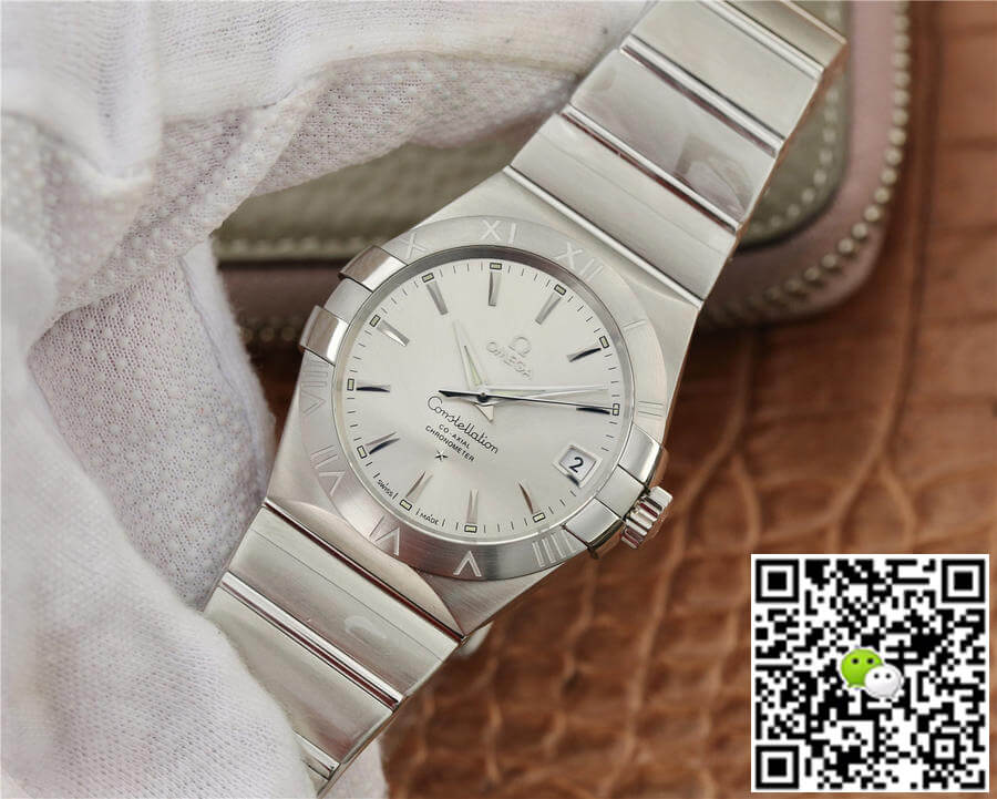 Best Replica Replica Omega Constellation 123.10.38.21.02.001 1:1 Best Edition VS Factory Silvery White Dial - Colareps
