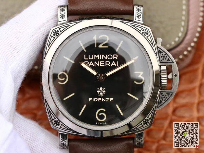 Best Replica Panerai Replica Luminor 1950 PAM00972 Firenze 3 Days Acciaio 1:1 Best Edition Swiss Manual Winding Movement Black Dial - Colareps