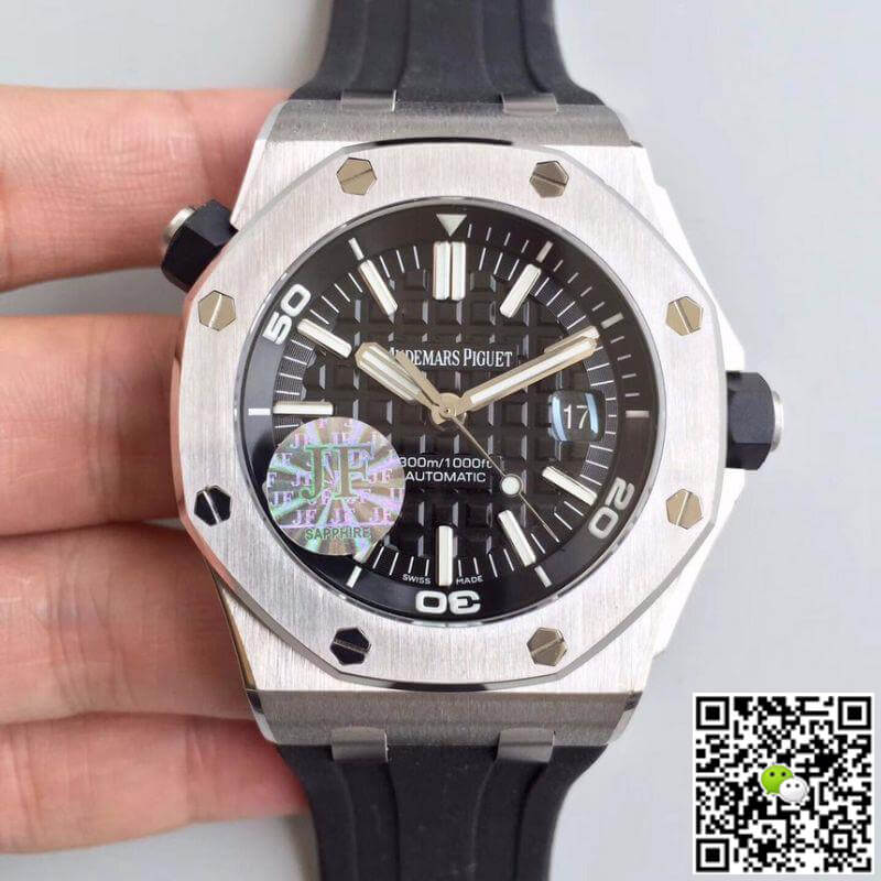 Best Replica Replica Audemars Piguet Royal Oak Offshore Diver 15703ST.OO.A002CA.01 JF Factory V10 1:1 Best Edition Swiss ETA3120 - Colareps
