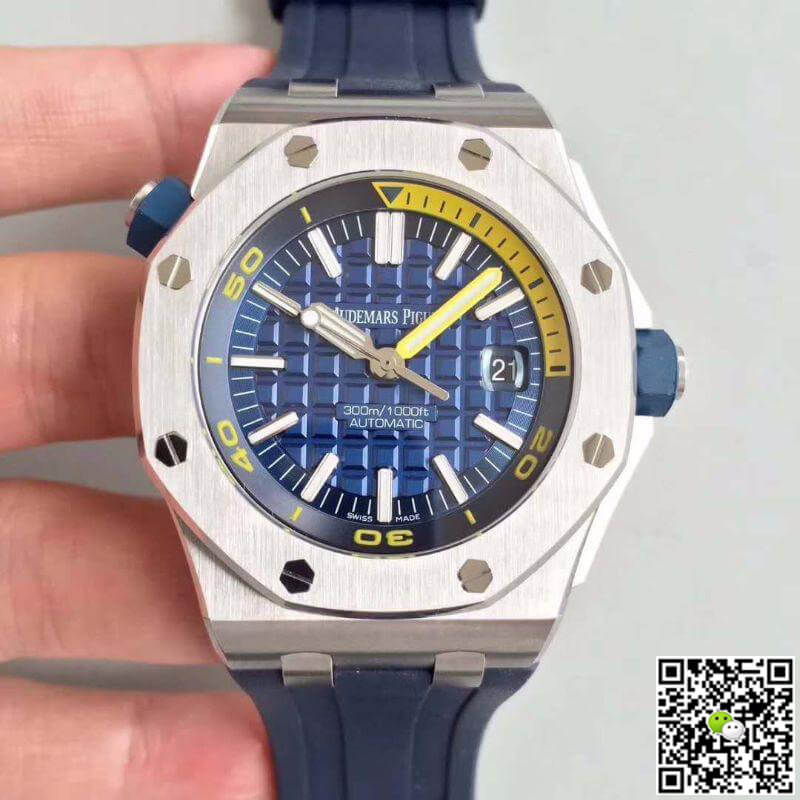 Best Replica Replica Audemars Piguet Royal Oak Offshore Diver 15710ST.OO.A027CA.01 JF Factory 1:1 Best Edition Swiss ETA3120 - Colareps