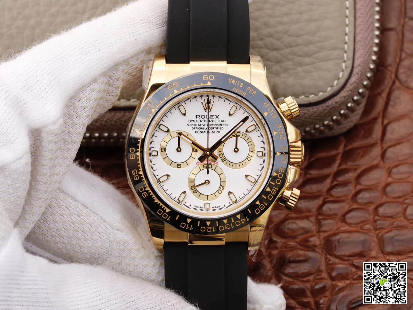 Best Replica Replica Rolex Daytona Cosmograph M116518ln-0041 1:1 Best Edition JH Factory Ceramic Bezel - Colareps