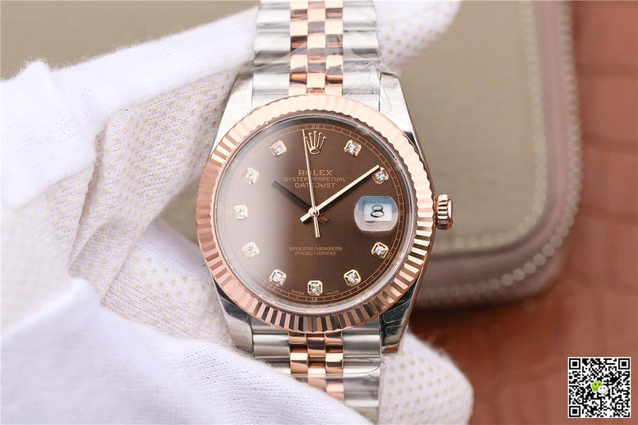 Best Replica Replica Rolex Datejust M126331-0004 1:1 Best Edition EW Factory Brown Dial - Colareps