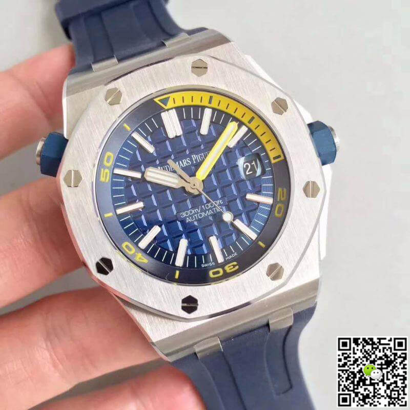 Best Replica Replica Audemars Piguet Royal Oak Offshore Diver 15710ST.OO.A027CA.01 JF Factory 1:1 Best Edition Swiss ETA3120 - Colareps