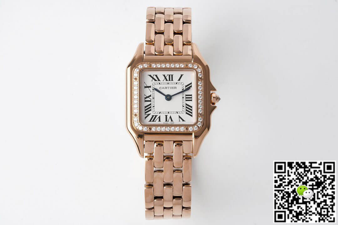 Best Replica Replica Panthere De Cartier WJPN0009 27MM 1:1 Best Edition BV Factory Rose Gold - Colareps