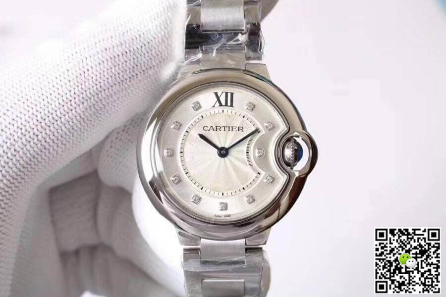 Best Replica Replica Ballon Bleu De Cartier WE9020 33mm V6 Factory 1:1 Best Edition Swiss ETA076 - Colareps