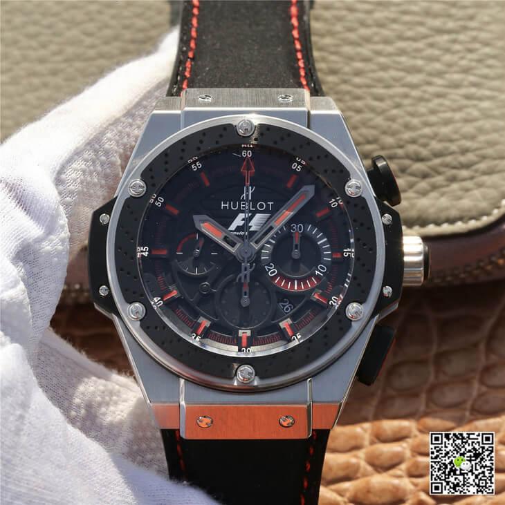 Best Replica Hublot Replica King Power 703.ZM.1123.NR.FMO10 1:1 Best Edition V6 Factory Black Dial - Colareps