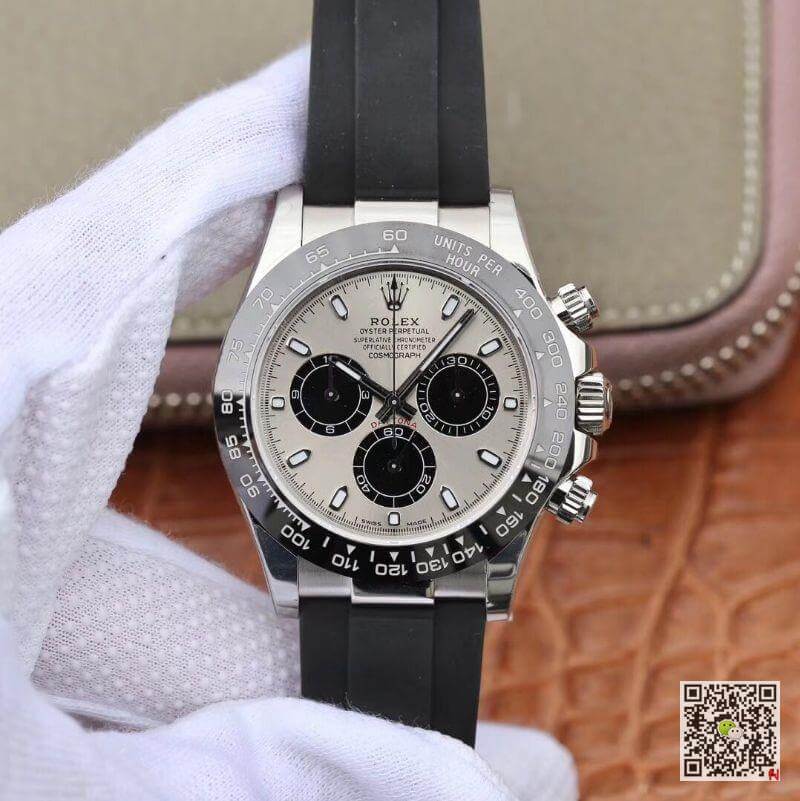 Best Replica Rolex Daytona Replica Cosmograph 116519LN Noob Factory 1:1 Best Edition Swiss ETA4130 Grey Dial - Colareps